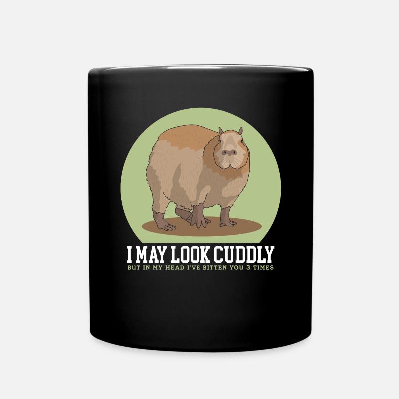 Capybara Capybaras Capybara Capybara Cadeau - Mug uni - noir