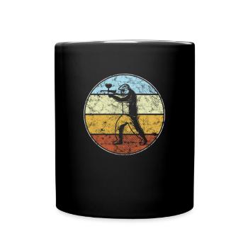 Paintball Rétro - Mug uni - noir - Devant