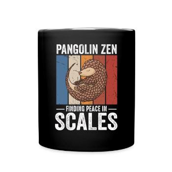 Peace In Sheds Pangolins Find Lovers - Full Colour Mug - black - Front