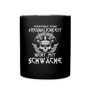 Valhalla kindness weakness - Full Colour Mug - black - Front