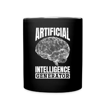 Générateur d’intelligence artificielle - Mug uni - noir - Devant