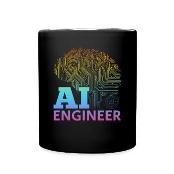 AI Engineer - Ai Artificial Intelligence Machine L - Tasse einfarbig - Schwarz - Vorne
