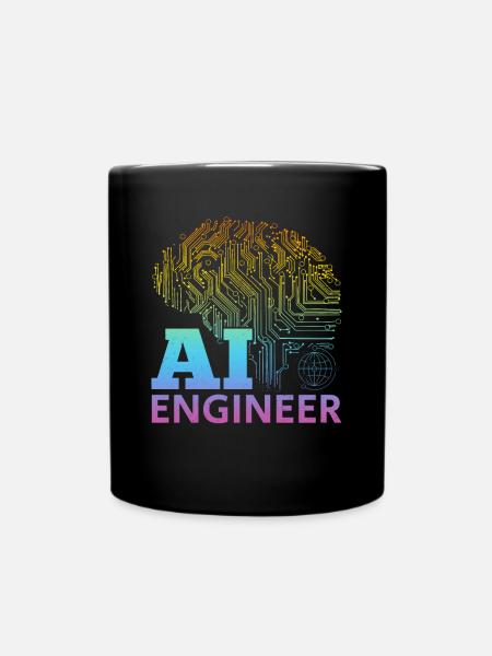 Ingénieur IA - Ai Artificial Intelligence Machine L - Mug uni - noir