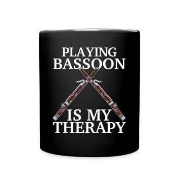 Bassoonist - Full Colour Mug - black - Front