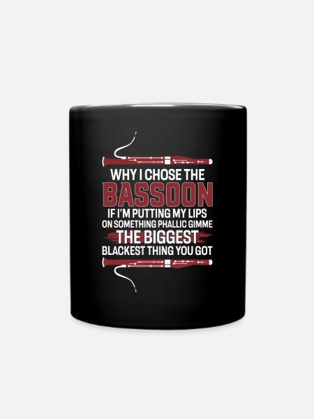 Basson - Mug uni - noir