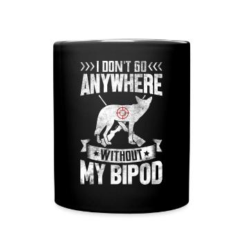 Coyote Hunt Coyote Hunter Yote - Mug uni - noir - Devant