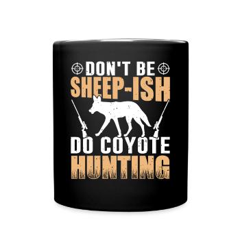 Coyote Hunter Yote - Mug uni - noir - Devant