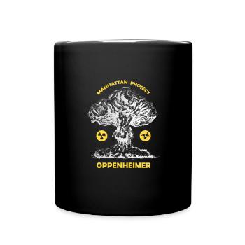 Oppenheimer Manhattan project - Full Colour Mug - black - Front
