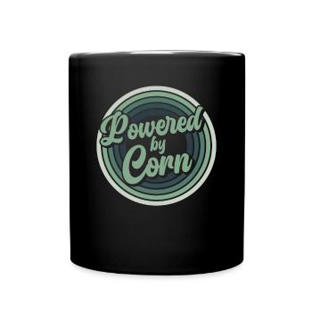 Retro Corn To Be Wild - Corn Farmer Farmer - Full Colour Mug - black - Front