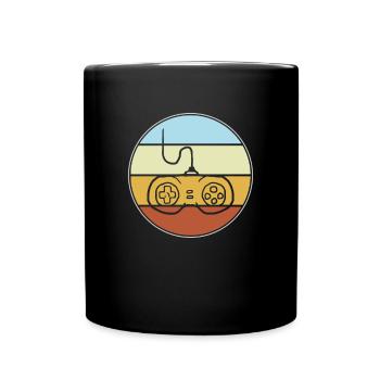 Gaming Retro - Full Colour Mug - black - Front