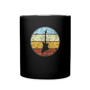 Rock Retro - Full Colour Mug - black - Front