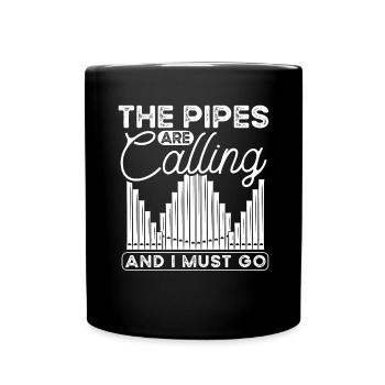 Organist: Organist, Church Organist, Organ - Full Colour Mug - black - Front