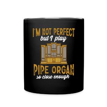Organist: Organist, Church Organist, Organ - Full Colour Mug - black - Front