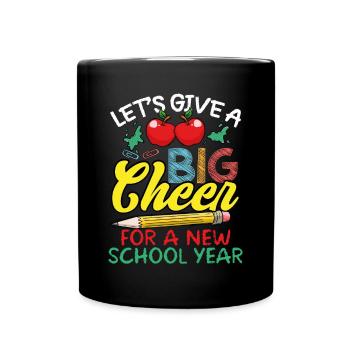 Big cheers for a new school year - Full Colour Mug - black - Front