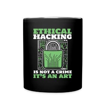 Le piratage éthique n’est pas un phishing renifleur de crime - Mug uni - noir - Devant