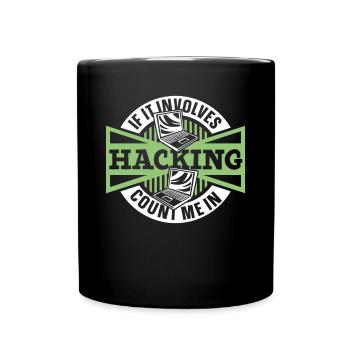 S’il s’agit de piratage, comptez-moi dans Sniffer - Mug uni - noir - Devant