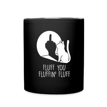 Fluff You Cat Majeur - Mug uni - noir - Devant