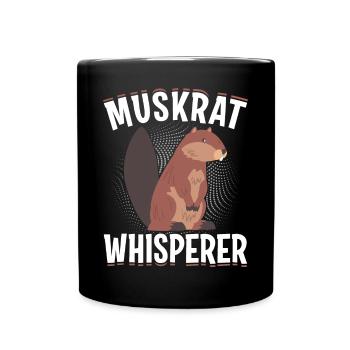 Rat musqué rétro - Mug uni - noir - Devant