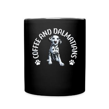 Gifts for Dalmatian Lovers - Full Colour Mug - black - Front