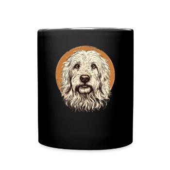 Maremma Abruzzo German Shepherd Maremmano Abruzzese - Full Colour Mug - black - Front