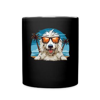 Maremmano Abruzzese German Shepherd - Full Colour Mug - black - Front