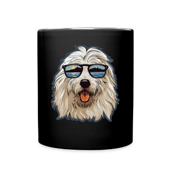 Maremmano Abruzzese German Shepherd - Full Colour Mug - black - Front