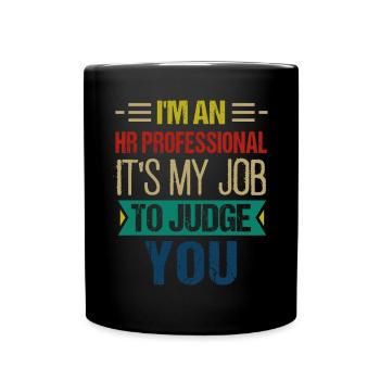 Human Resources Hr Manager Job Beruf - Tasse einfarbig - Schwarz - Vorne