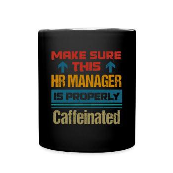 Human Resources Hr Manager Job Beruf - Tasse einfarbig - Schwarz - Vorne