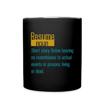Human Resources Hr Manager Job Beruf - Tasse einfarbig - Schwarz - Vorne