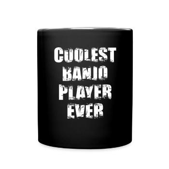 Coolest Banjo Player - Full Colour Mug - black - Front
