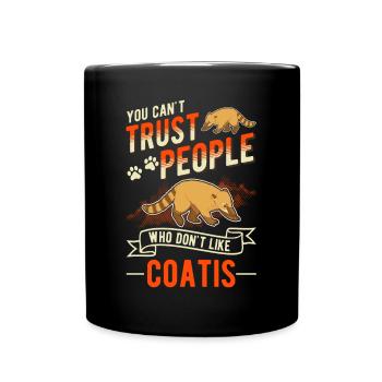 Coati Gift Coati Proboscis Bear - Full Colour Mug - black - Front