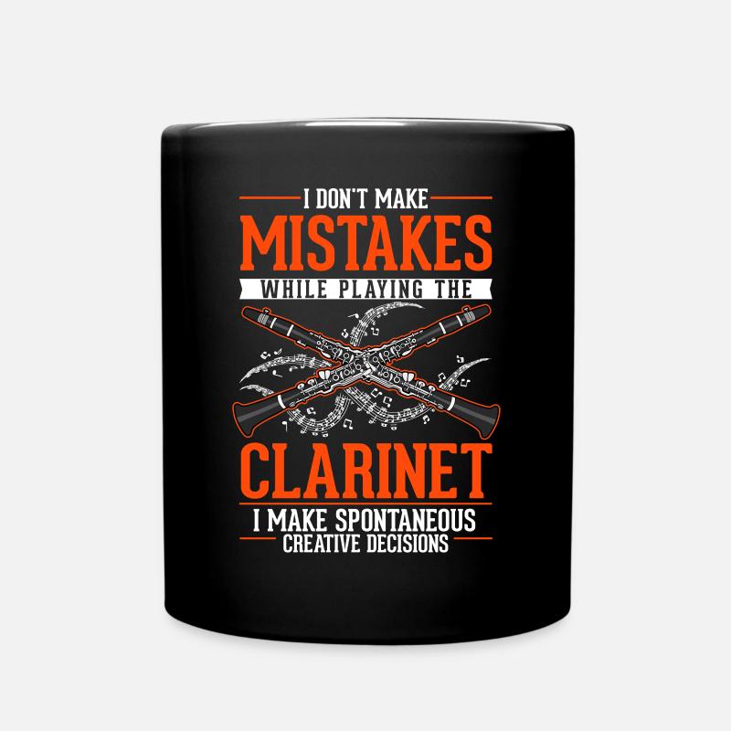 Clarinette Creative Choices Clarinettiste - Mug uni - noir