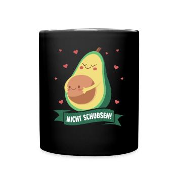 We Are Going To Have A Baby Ankündigung - Tasse einfarbig - Schwarz - Vorne
