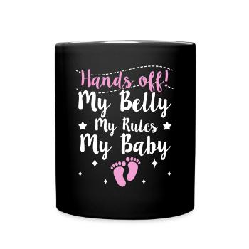 We Are Going To Have A Baby Announcement - Full Colour Mug - black - Front