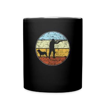 Hunter Retro - Full Colour Mug - black - Front