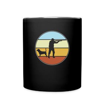 Hunter Retro - Full Colour Mug - black - Front