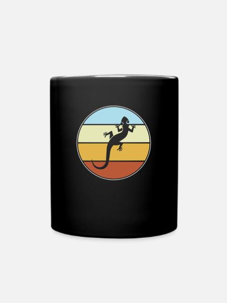 Lézard Rétro - Mug uni - noir