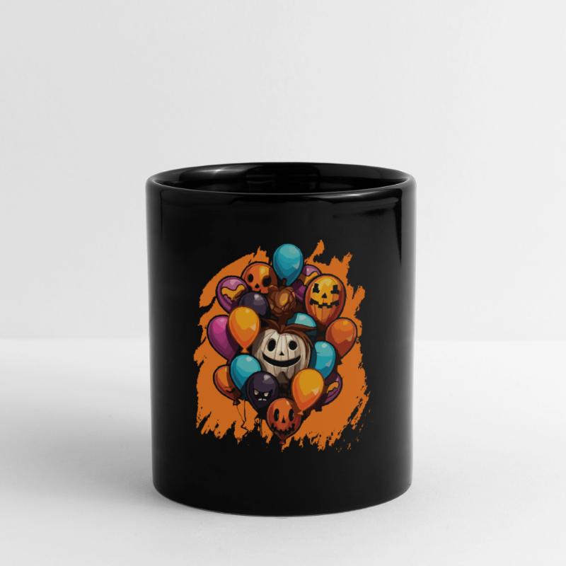 Ballon Halloween Süßes oder Saures Spooky Boo Ghost Tasse einfarbig