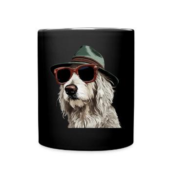 Maremmano Abruzzese German Shepherd - Full Colour Mug - black - Front