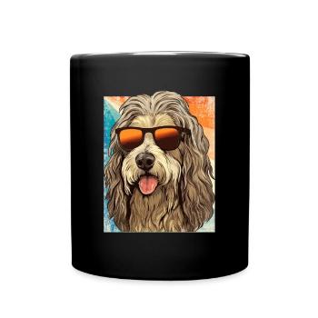 Maremmano Abruzzese German Shepherd Maremma Abruzzo - Full Colour Mug - black - Front