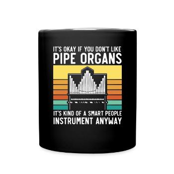 Organist: Organist, Church Organist, Organ - Full Colour Mug - black - Front
