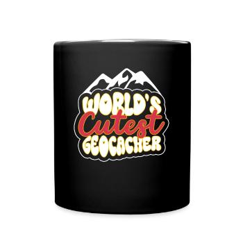 Le géocacheur le plus mignon du monde - Geocaching - Mug uni - noir - Devant