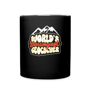 Le plus jeune géocacheur du monde - Geocaching - Mug uni - noir - Devant