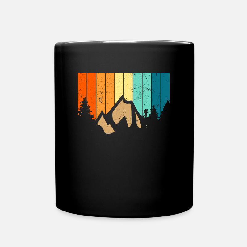 Geocacher Retro - Geocaching Geocacher - Tasse einfarbig - Schwarz