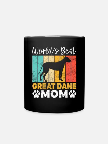 Great Dane Gifts - Tasse einfarbig - Schwarz