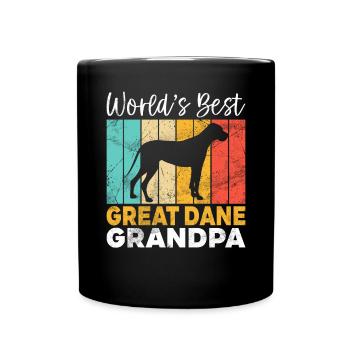 Great Dane Gifts - Tasse einfarbig - Schwarz - Vorne