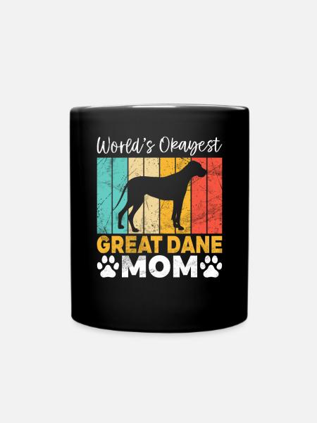 Great Dane Gifts - Tasse einfarbig - Schwarz