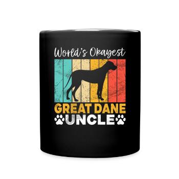 Great Dane Gifts - Full Colour Mug - black - Front