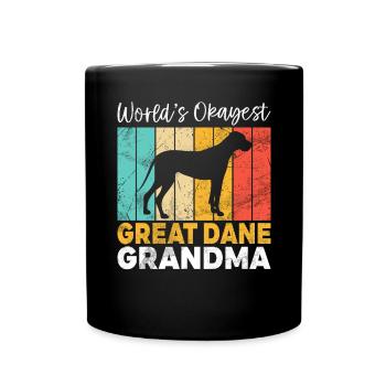 Great Dane Gifts - Tasse einfarbig - Schwarz - Vorne