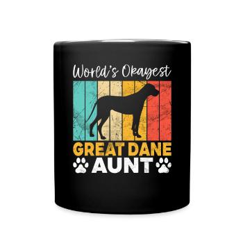 Great Dane Gifts - Tasse einfarbig - Schwarz - Vorne